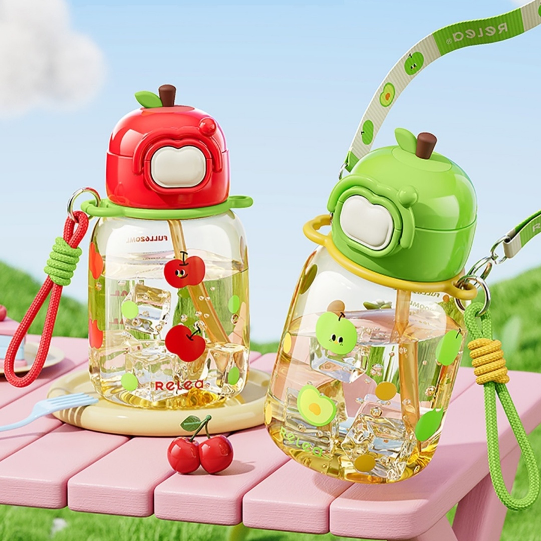 Creative Cartoon PPSU Cute Portable Straw Cup