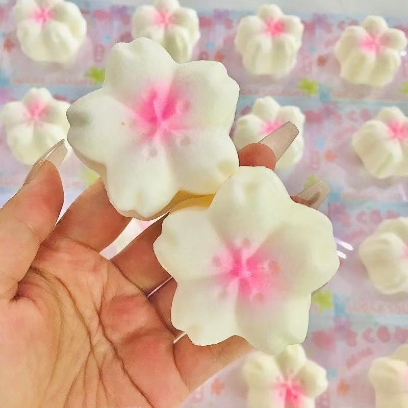 Soft Moist-feeling Slow-rebound PU Artificial Cherry Blossoms