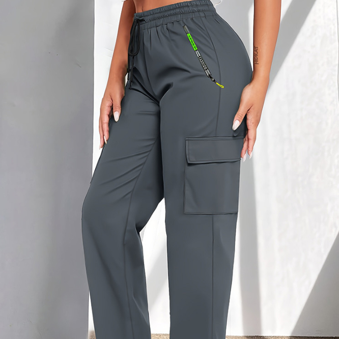 Loose-fitting Versatile Long Pants With Multiple Pockets