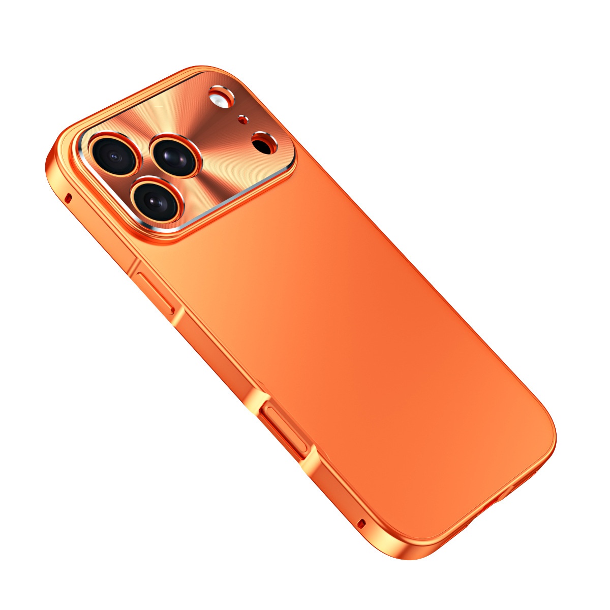Solid Color Minimalist Metal Anti Drop Phone Case 7