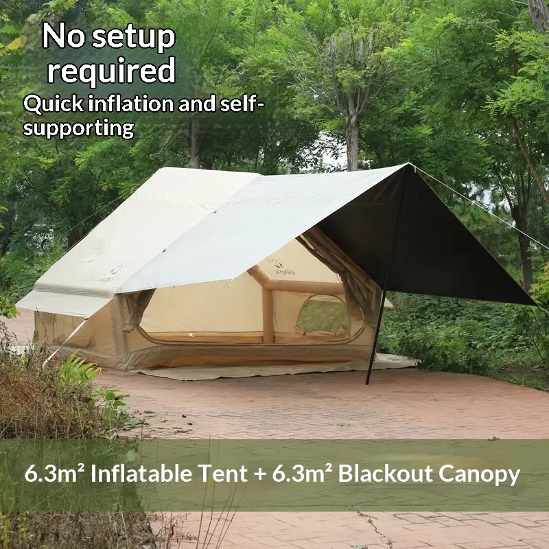 Sunshade And UV-protection Vinyl-coated 2-in-1 Tent