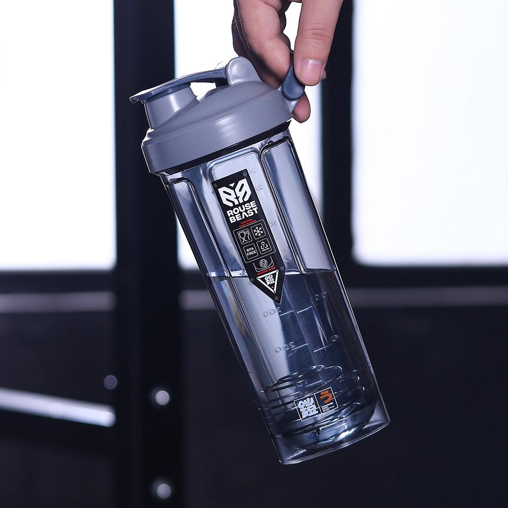 Fitness Water Bottle Protein Shaker Cup — foto 5