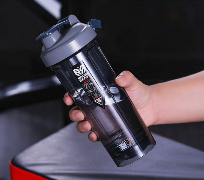 Fitness Water Bottle Protein Shaker Cup — foto 2