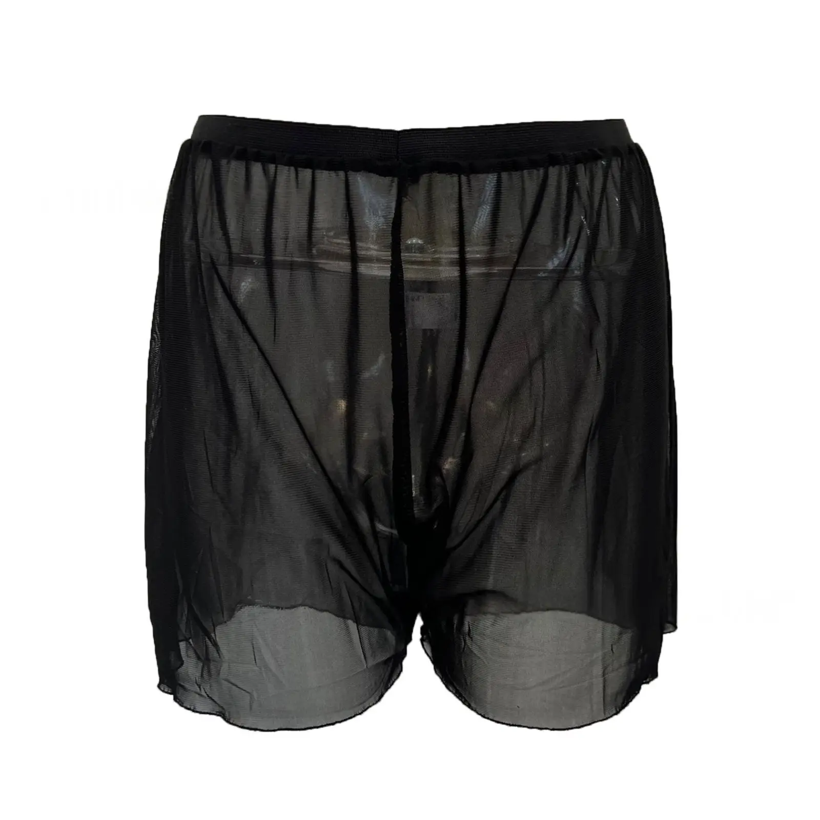 Sexy Lingerie Womens Sheer Casual Shorts