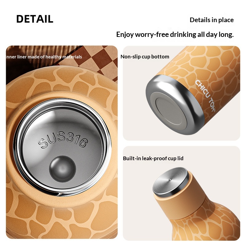 Childrens Water Bottle Qigutang Cute And Portable Thermos For Students At School