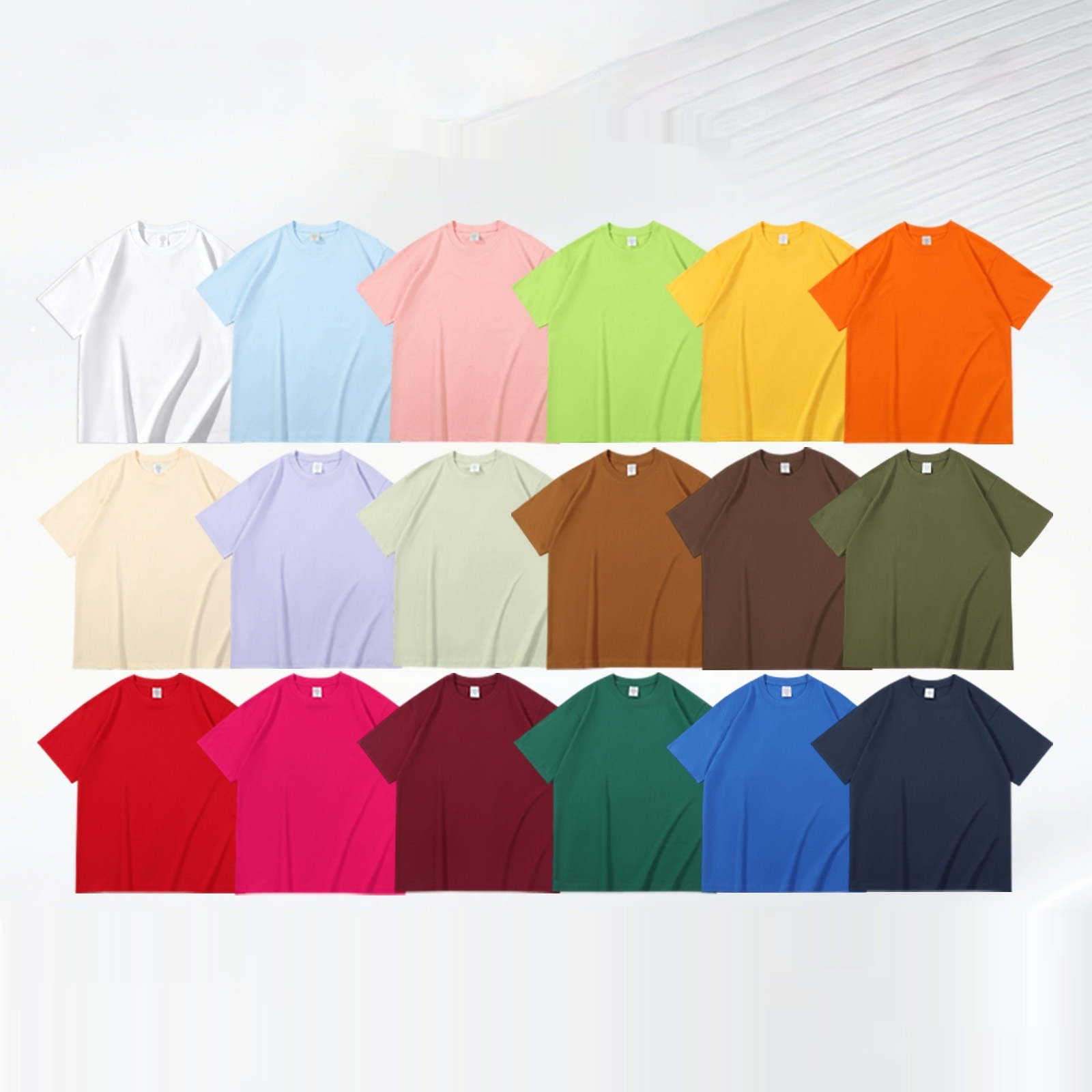 เสื้อทำงานผ้าฝ้ายแท้ หลายสี ไซส์พิเศษ