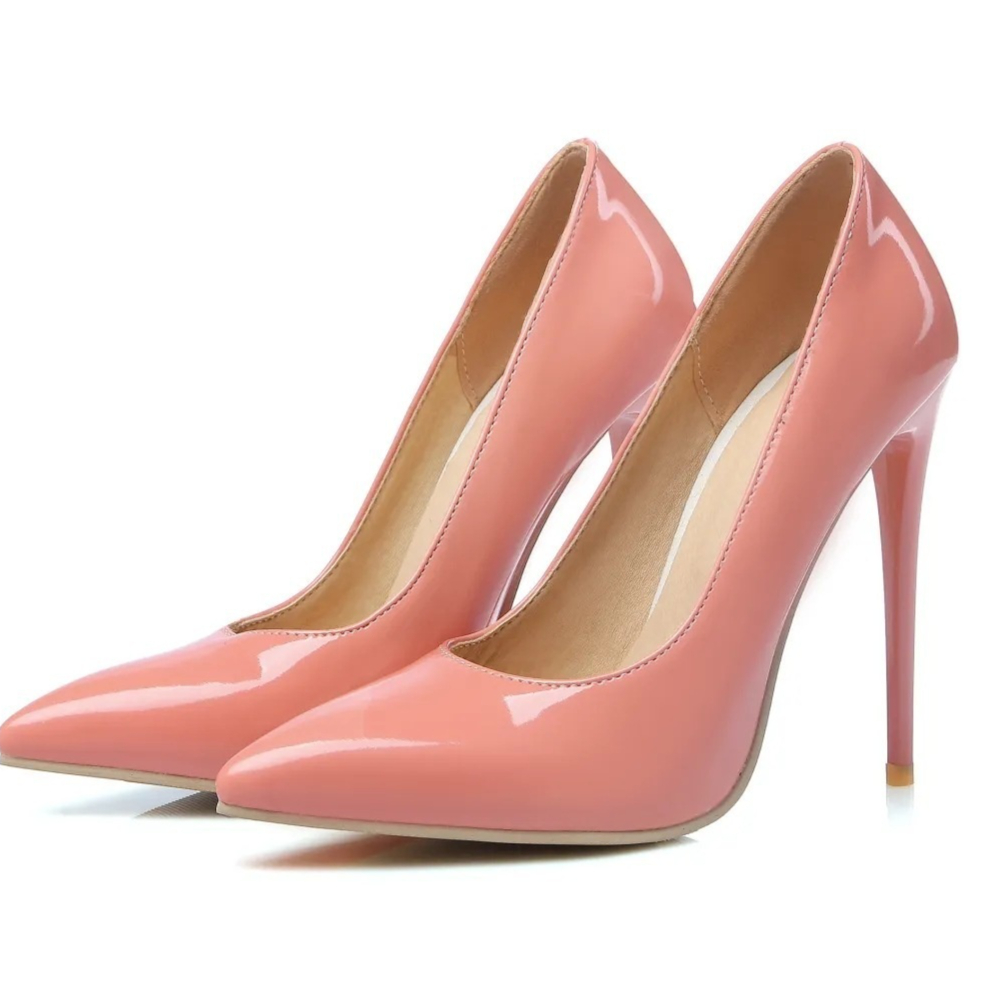 Fashionable Minimalist Solid-color Stiletto Heels For Women