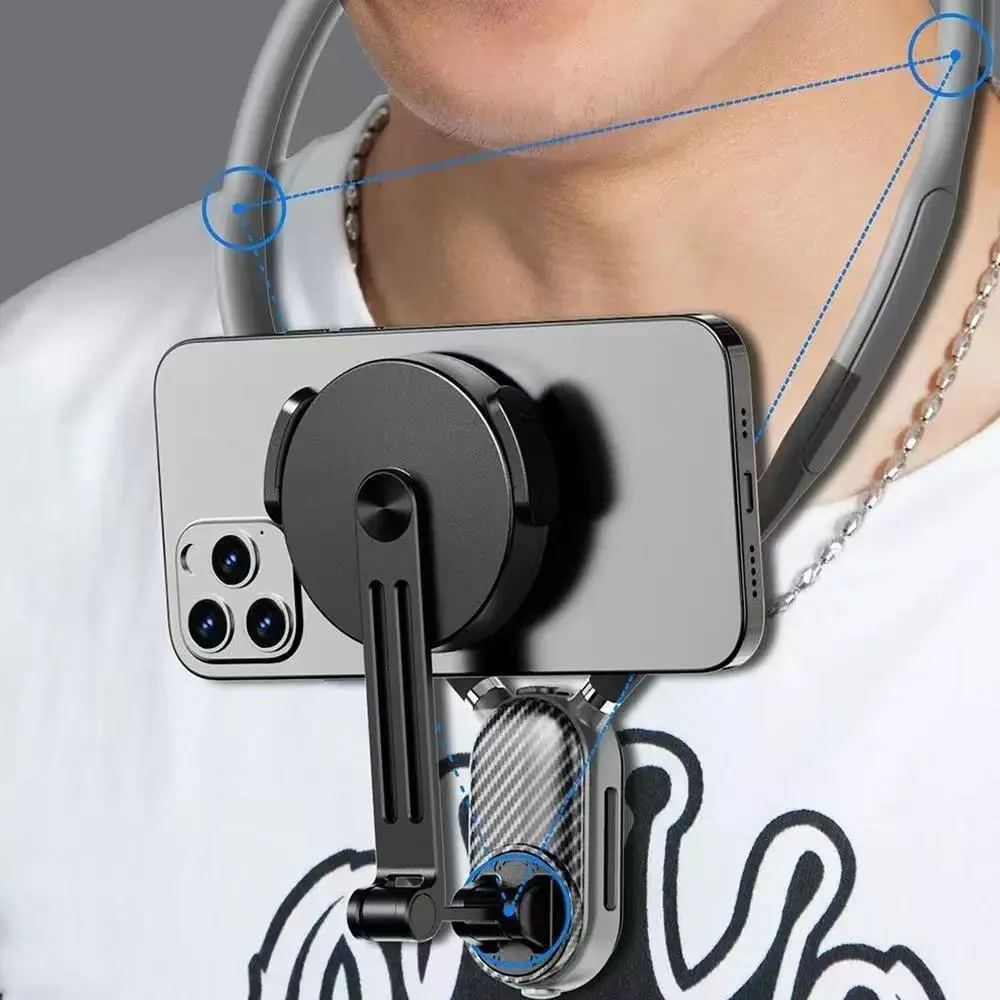 Neck-hanging Magnetic Phone Holder