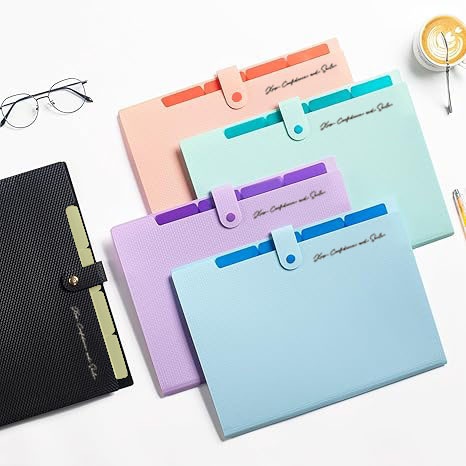 Organ Folder Student Test Paper Storage Bag