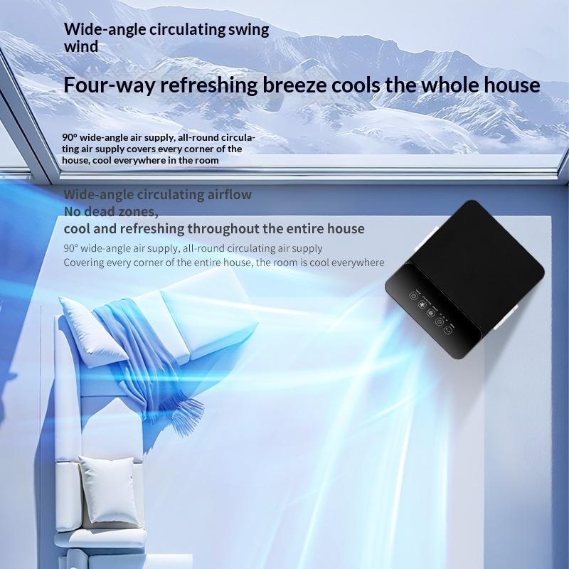 Portable Mini Cooling Fan With Oscillating Blades