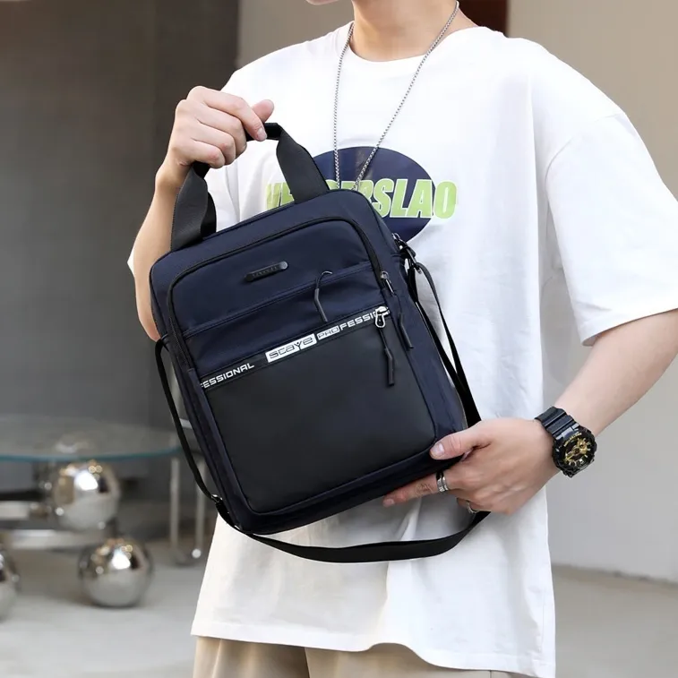 Mens Casual Water-resistant Tote Bag