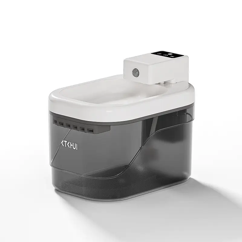 Cat Water Fountain With Smart Motion-sensing Water Dispensing And Quiet Filtration