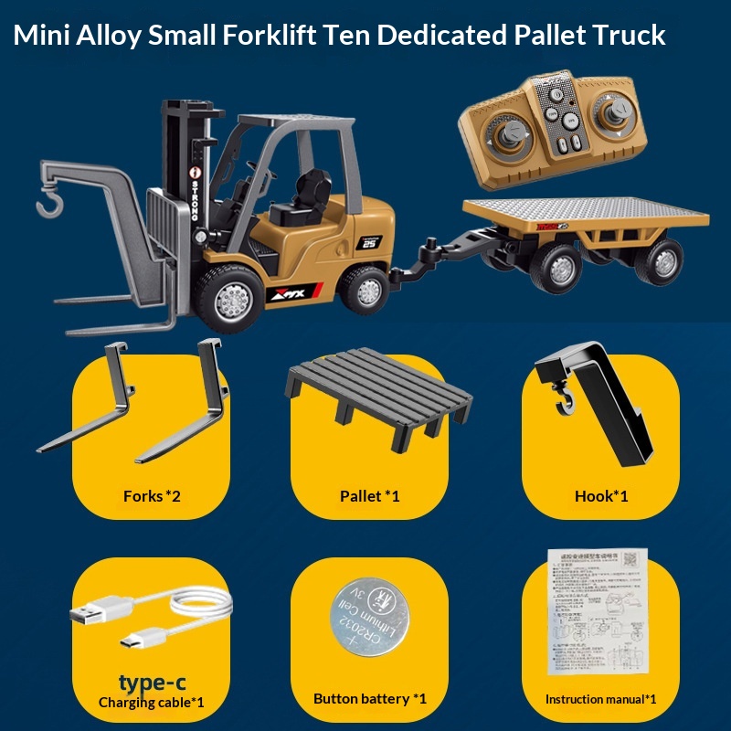 Mini engin de chantier en alliage — bulldozer jouet sonore 3