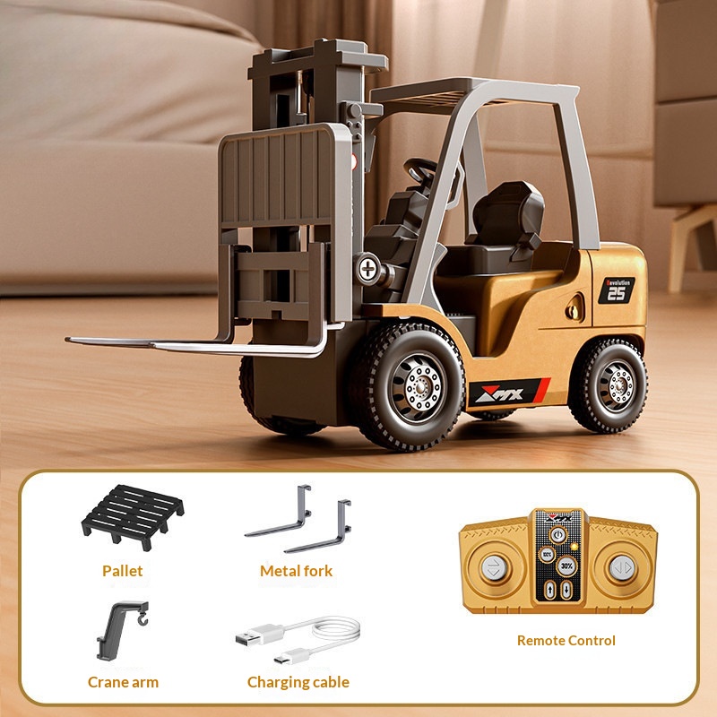 Mini engin de chantier en alliage — bulldozer jouet sonore 4