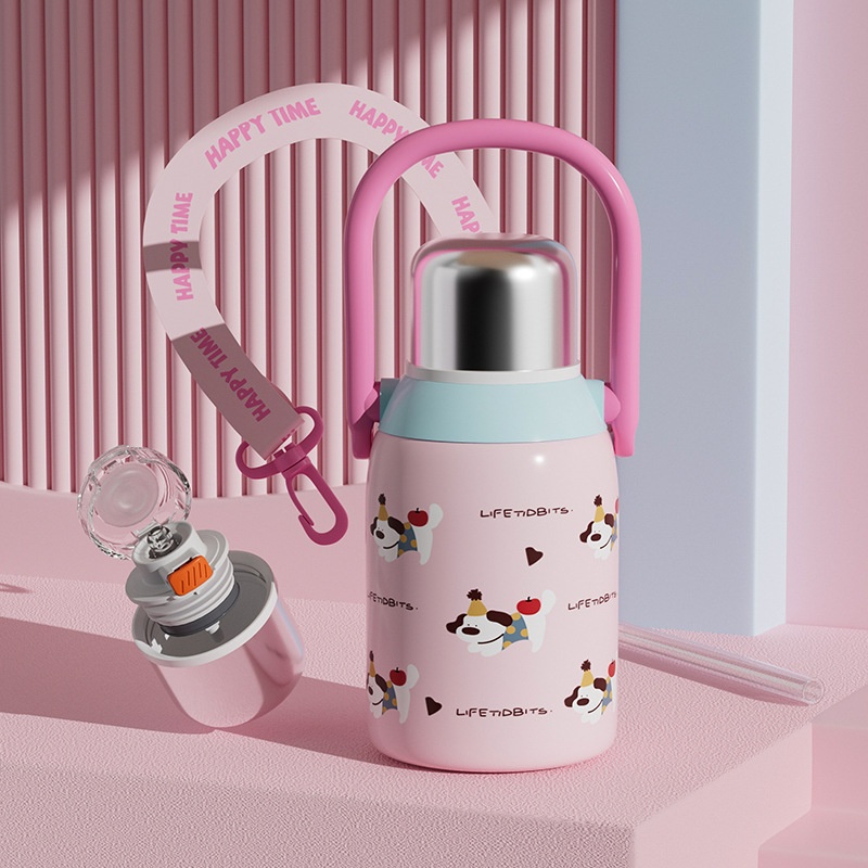 Influencer-style Childrens Thermos With Large Capacity And Stylish Design