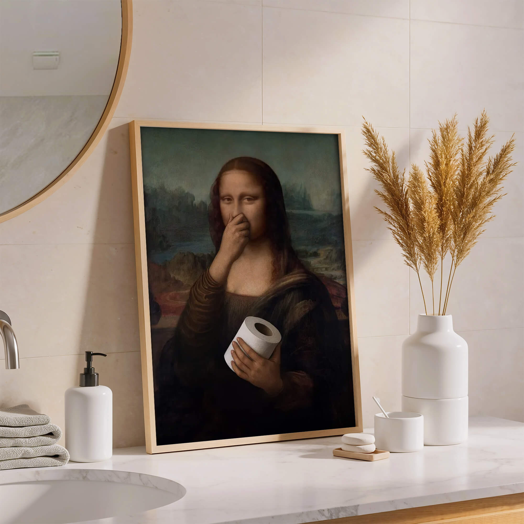 Office And Bedroom Wall Art Niche Spray-painted Artwork