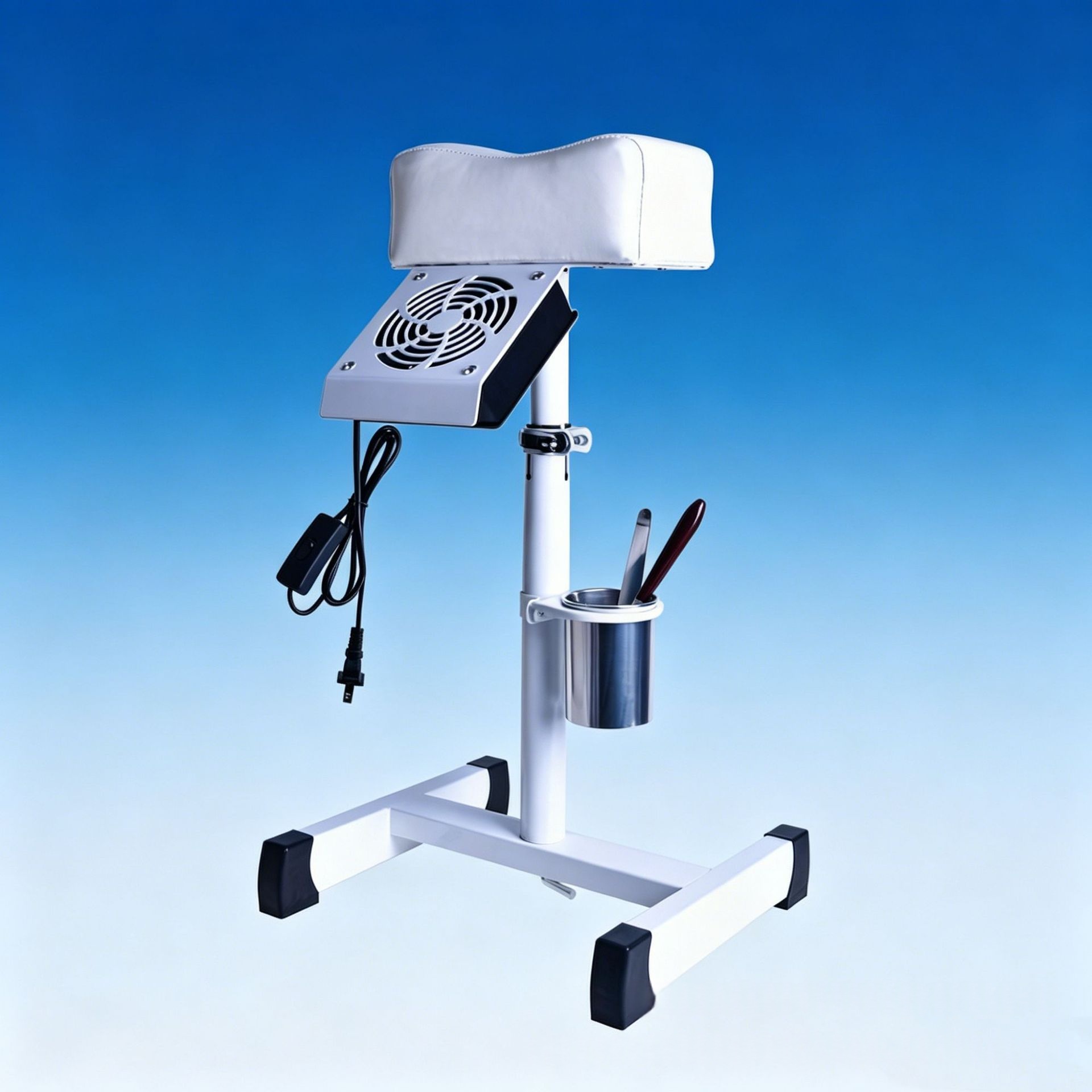 Height-adjustable Pedicure Stool With Vacuum Cleaner