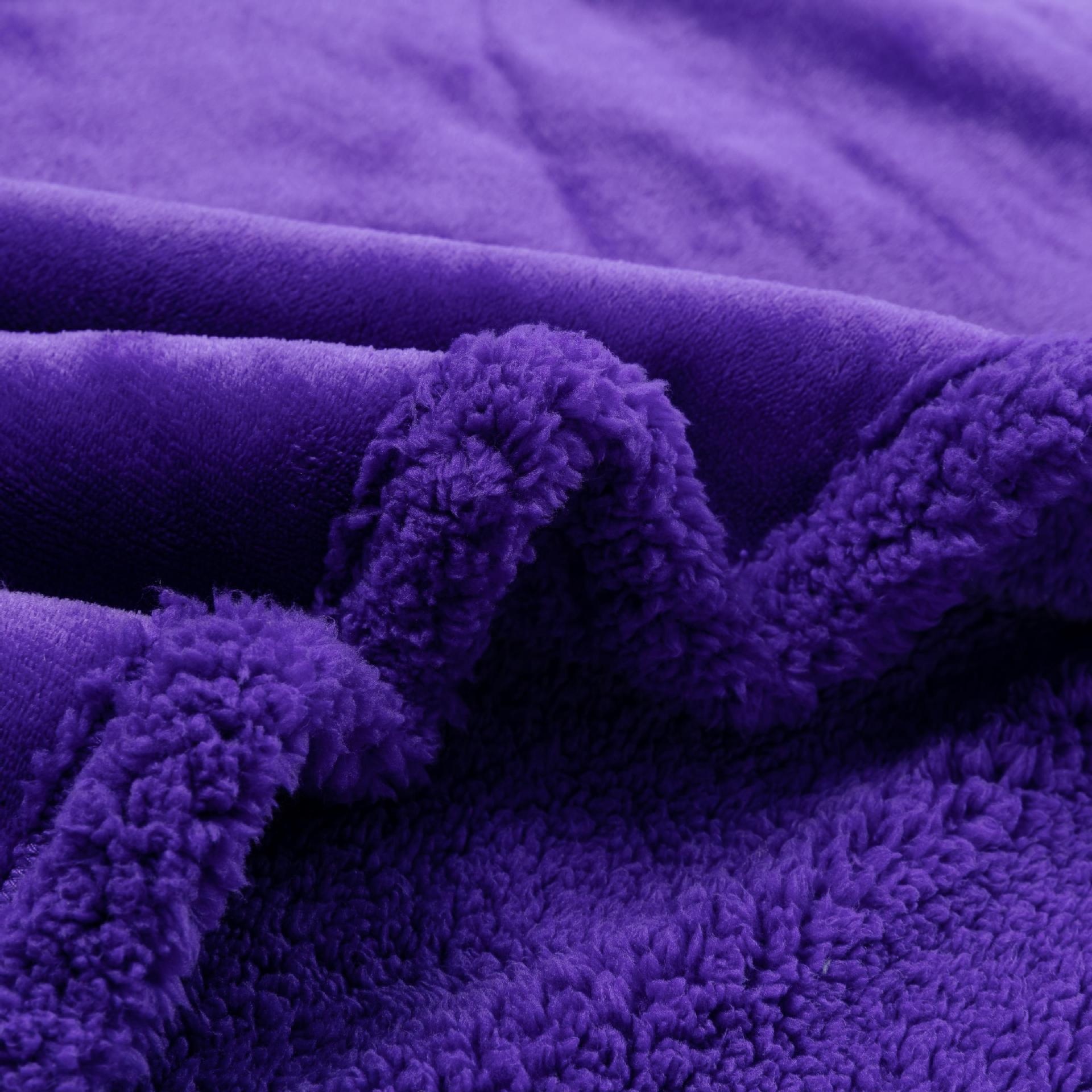 Cotton-padded Waterproof Blanket (Purple-XS:50X70CM)