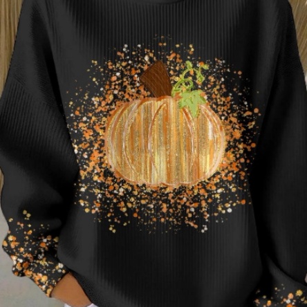 Women's V-neck Sweater Imitation Wool For Autumn And Winter