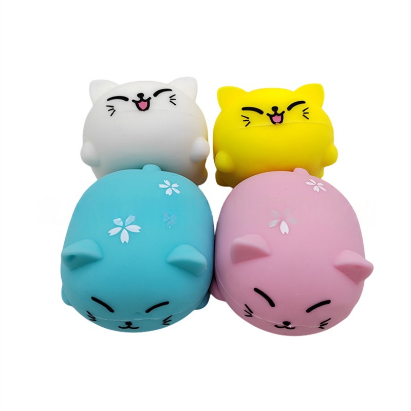 Super-cute Colorful Cartoon Cat Stress-relief Toy