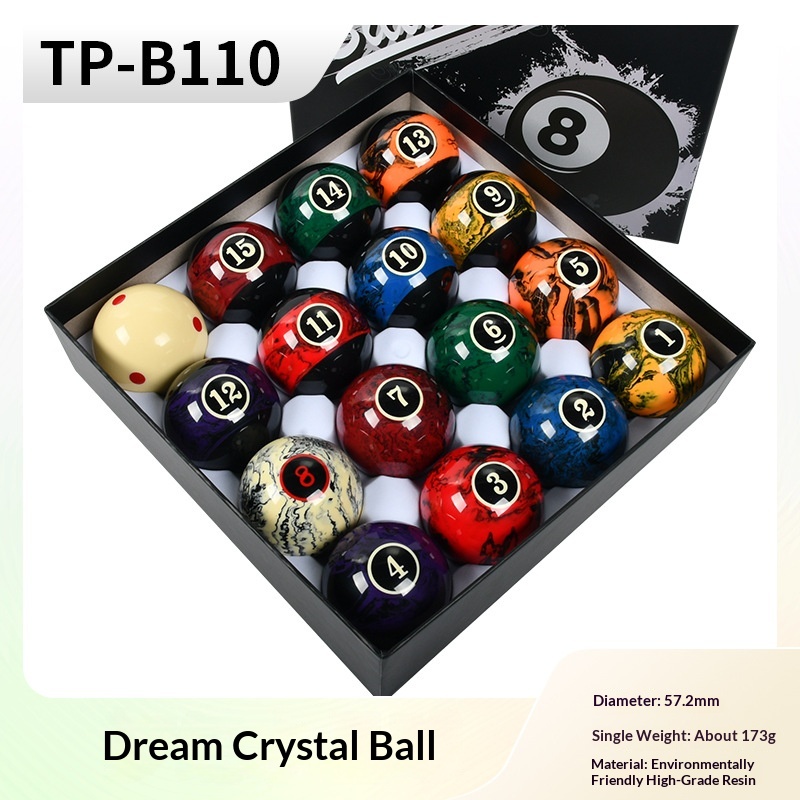 Taiwan Crystal Pool Balls Extra Grade A