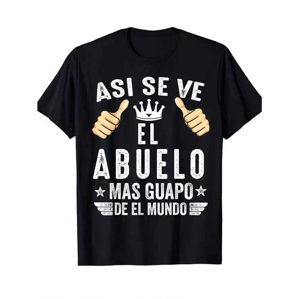 Short-sleeve T-shirts for CouplesSolid Color with Print