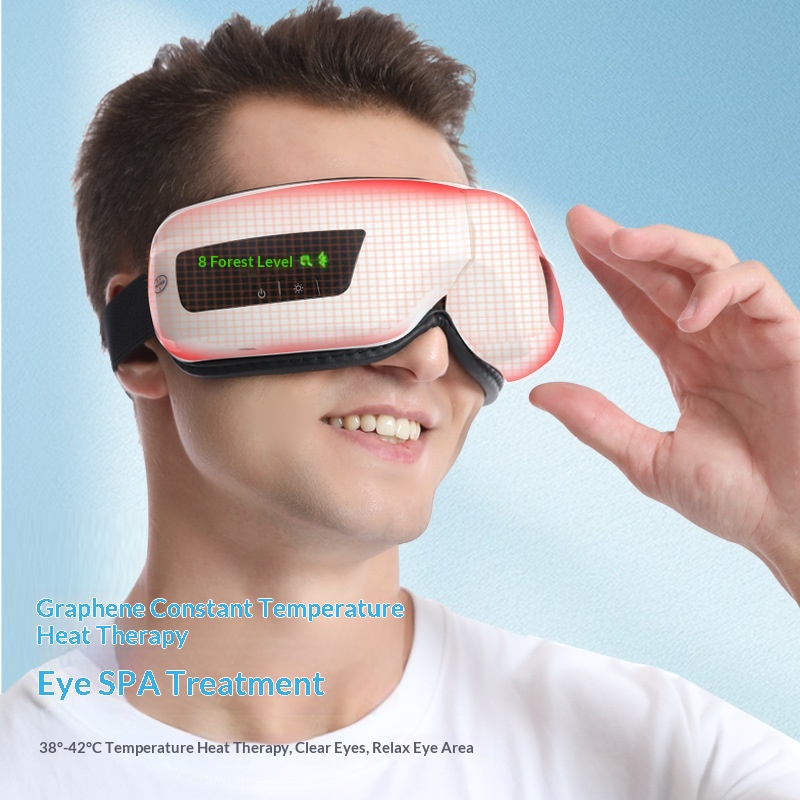 Fatigue-relief Vibrating Bluetooth Eye Massager
