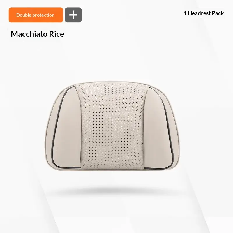 Car Headrest Neck Pillow Silk Cotton