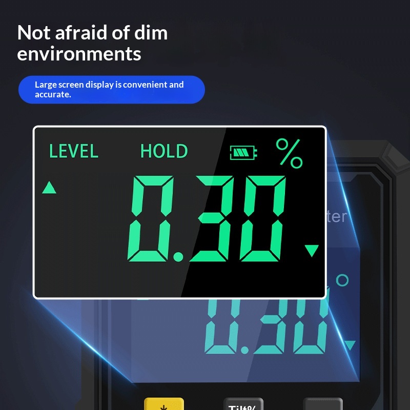 Digital Inclinometer Dual-laser Electronic Digital Angle Box High-precision Level 2