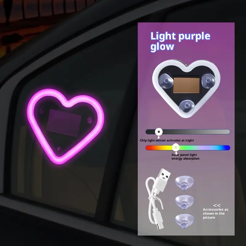 Car-themed Solar-powered Decorative Mood Light