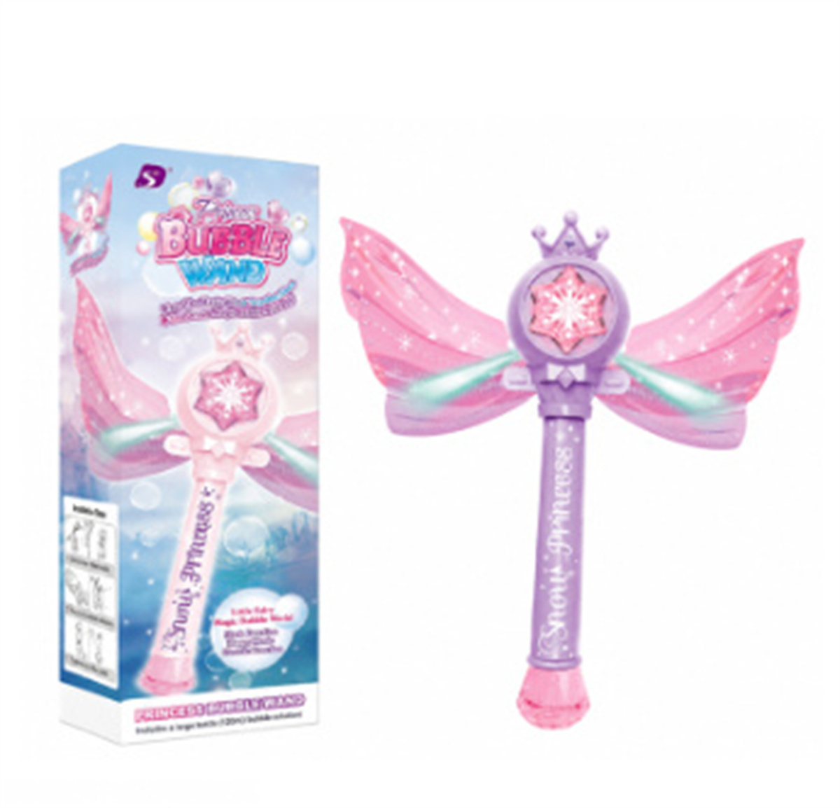 Six-pointed Star Princess Magic Bubble Stick