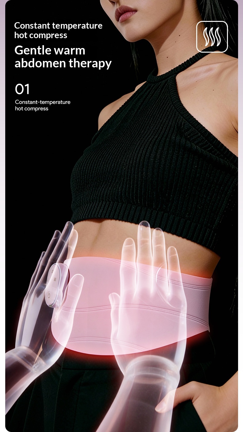 Heated Belly-warming Massage Waist Belt