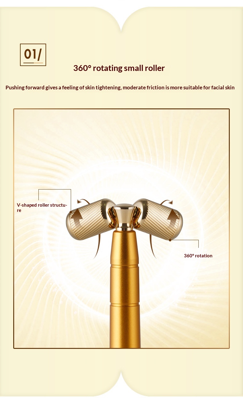 Jindao Facial Shaping Device V DoubleChin Rotating Face Massage Roller