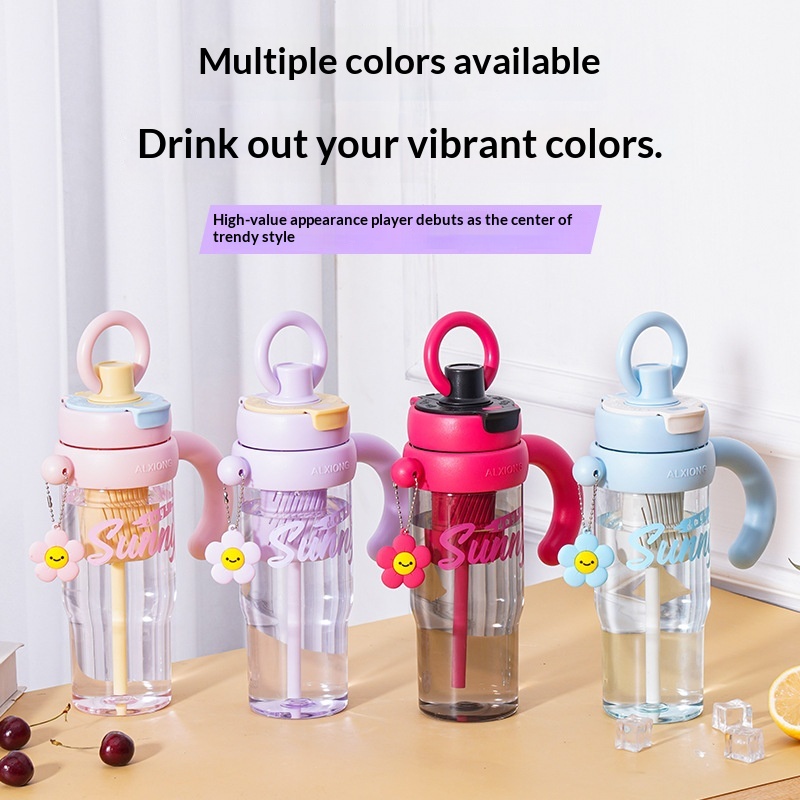 High Water Bottle Womens Straw Cup Summer Jumbo Size