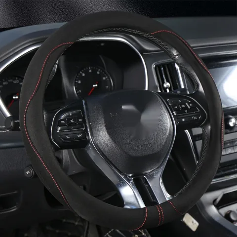 Car Steering Wheel Cover Suede All-season