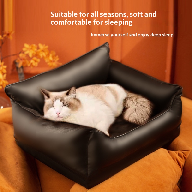 Portable Solid-Color All-Season Pet Sofa For Home Use