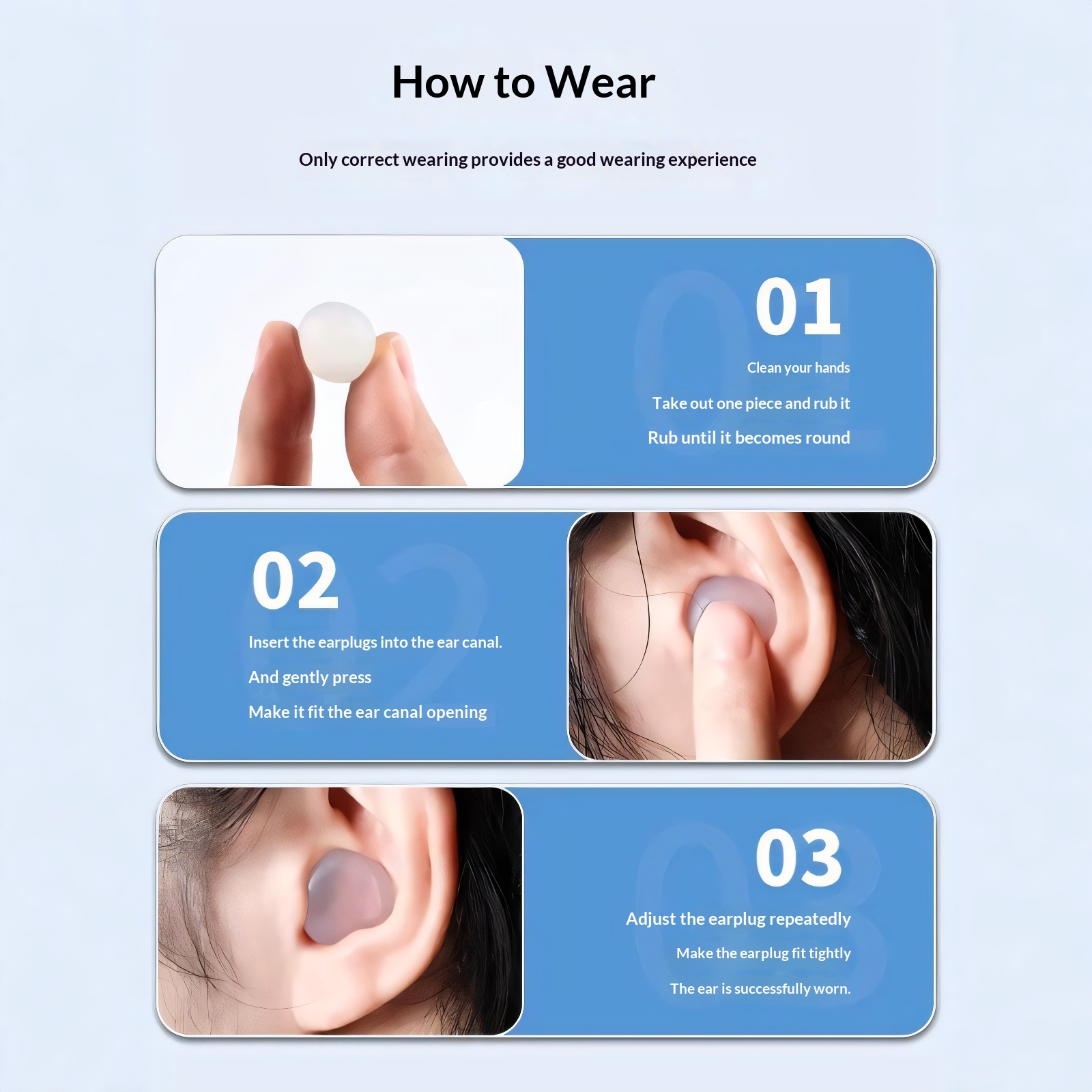 Silicone Earplugs Swimming Earplugs Professional Waterproof For Children