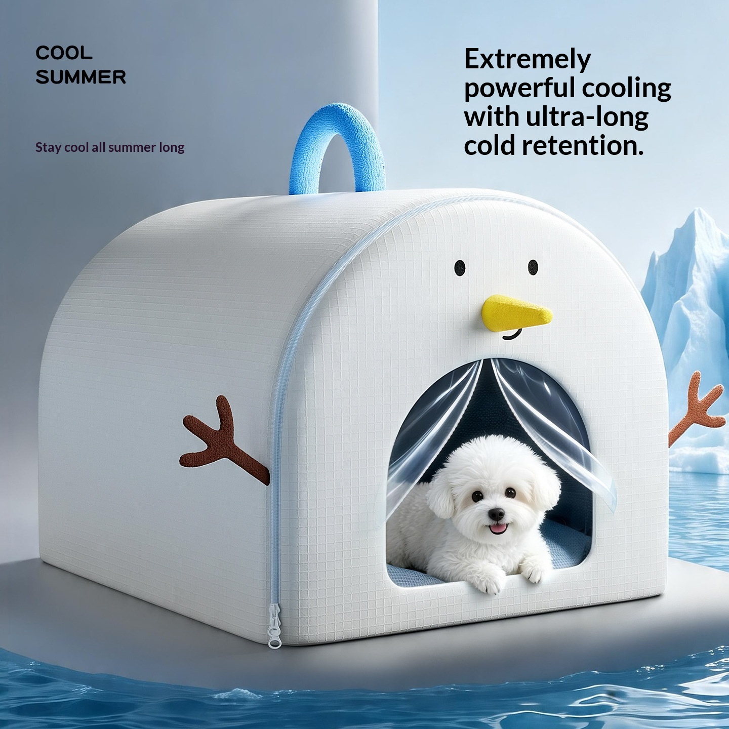 Semi-enclosed Summer Cooling Air-conditioned Bed