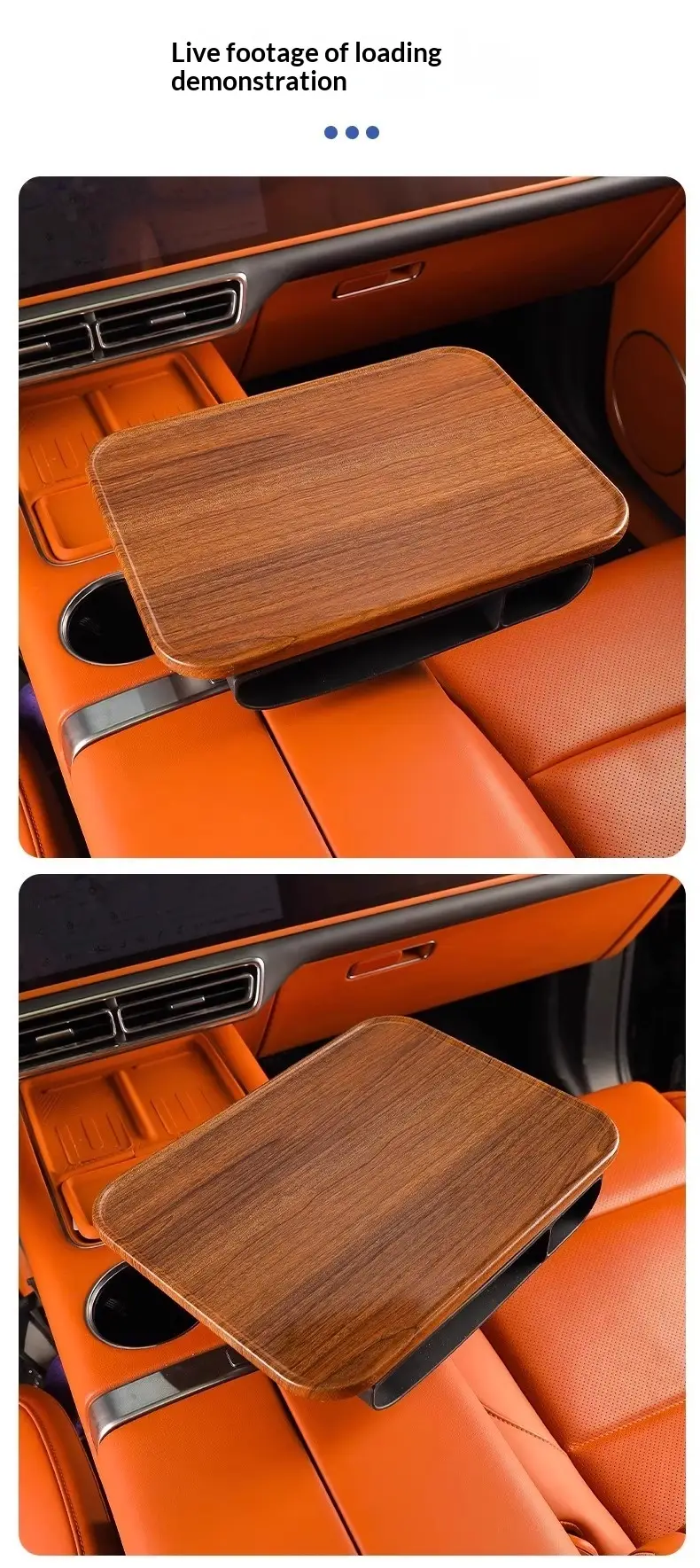 In-car Floating Table Tray Dining Plate
