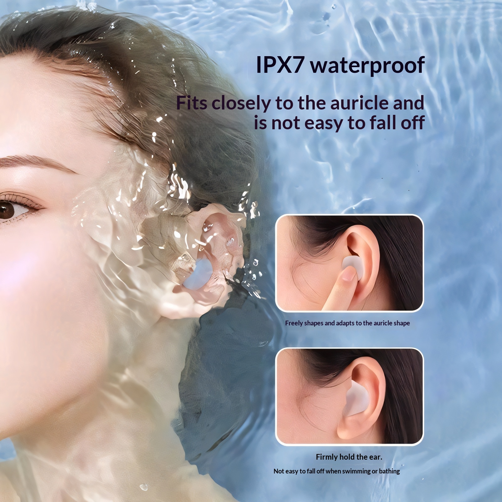 Silicone Earplugs Swimming Earplugs Professional Waterproof For Children