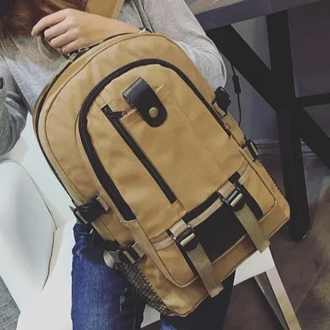Grand Sac à Dos Randonnée Homme - Toile Robuste