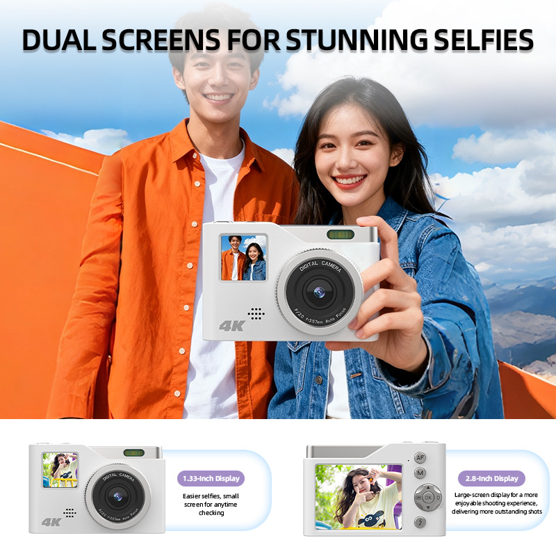 High-pixel Dual-camera Self-portrait Retro