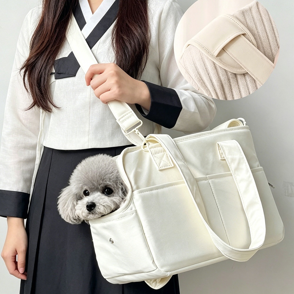 Outdoor Breathable Cat And Dog Carrier Compact And Portable For Pet Outings — foto 2