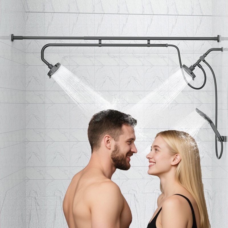 American-style Concealed In-wall Couples Dual-shower Set