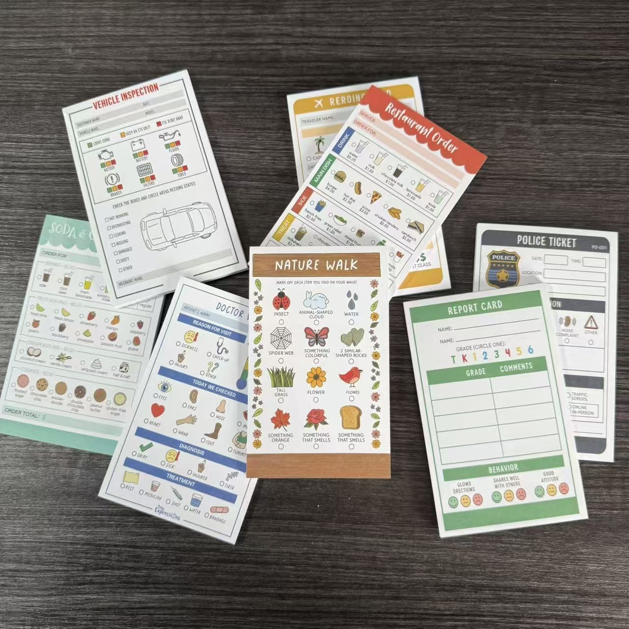 Childrens Role-Playing Interest Notebook In Stock