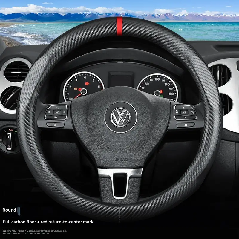 Car Steering Wheel Cover Universal For All Seasons Non-slip And Wear-resistant