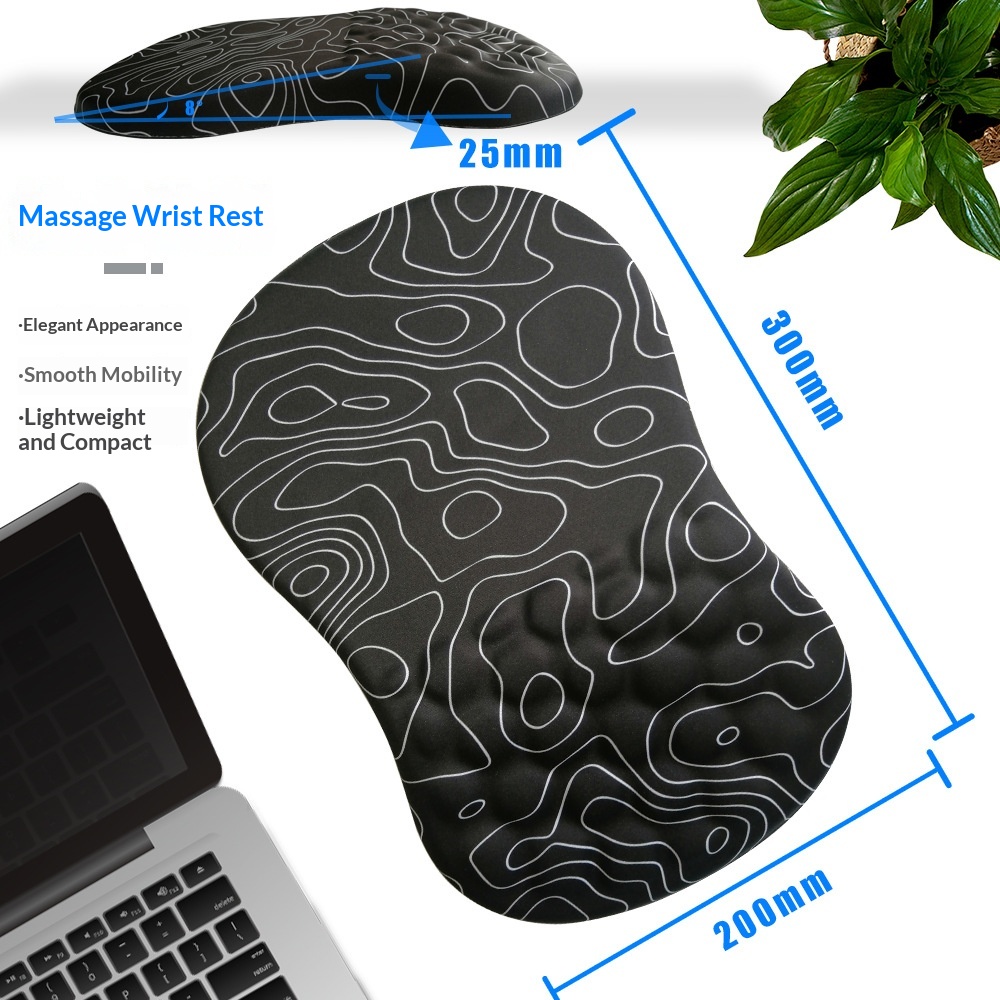 Non-slip Ergonomic Computer Mouse Wrist Rest Pad 8