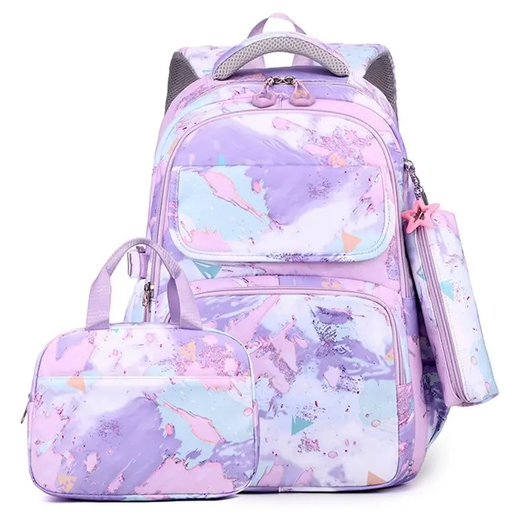 Elementary School Backpack Weight-Reducing Back-Supporting And High-Capacity