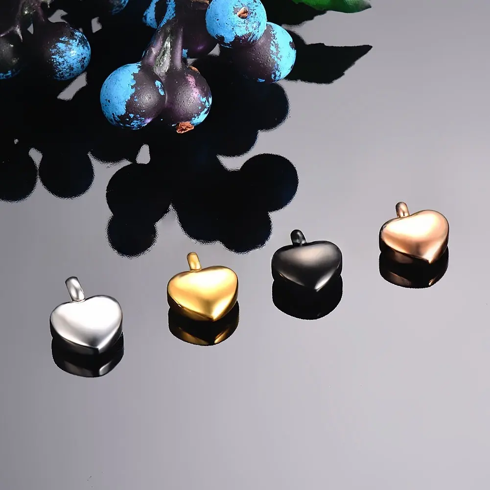 Four-color Stainless Steel Cremation Urn Necklacememorial Pendant