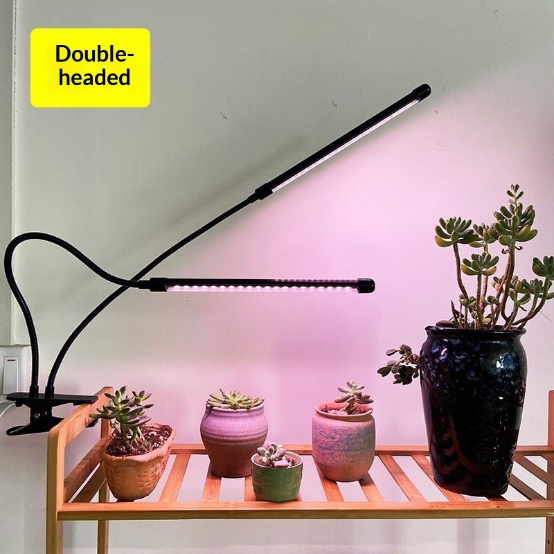 LED Plant Growth Light, Plant Light Clip, Timed Full Light